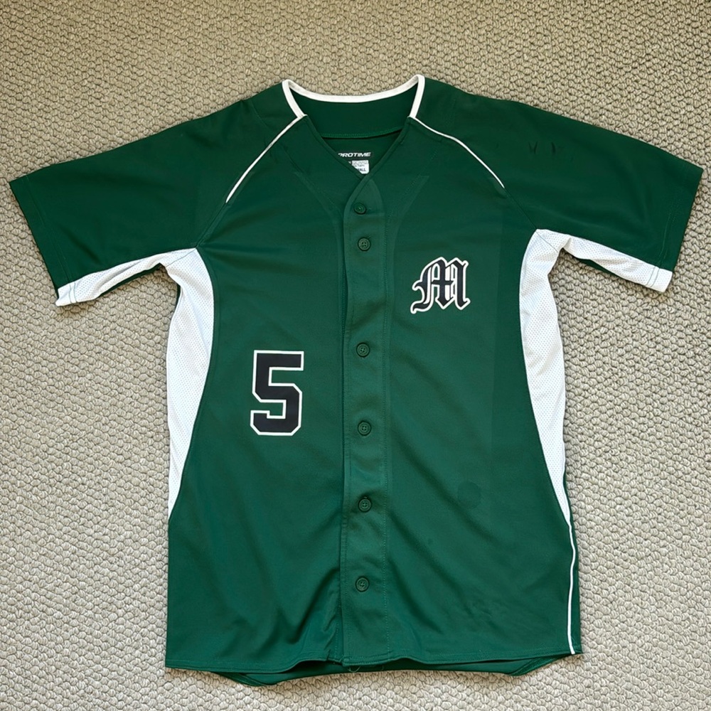 Green Baseball Jersey